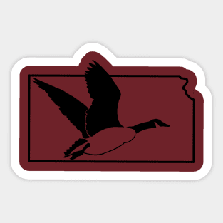 Kansas Goose Sticker